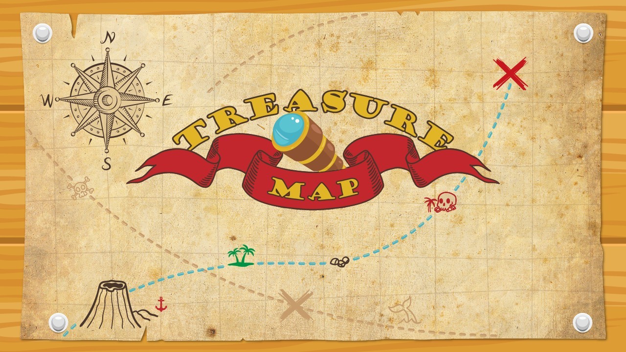 jake treasure map background