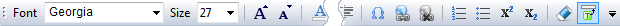 Text Format Toolbar
