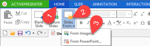 insert images as slide background