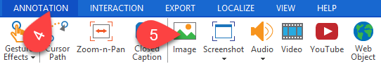 insert images