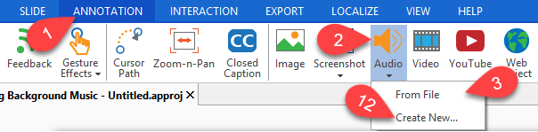 Add Background music for videos