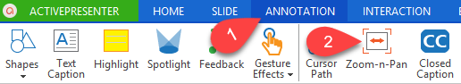 annotation tab