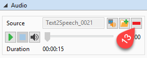 delete audio