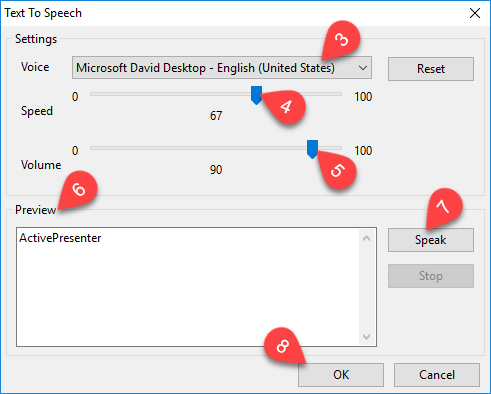using text to speech