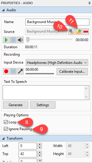 Audio file