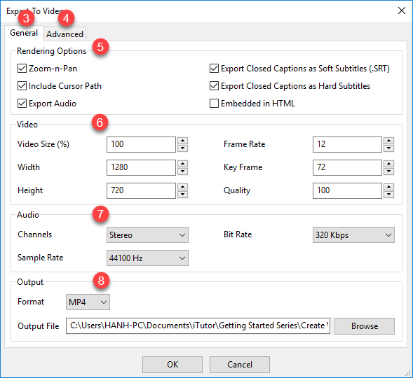 export-to-videos-window