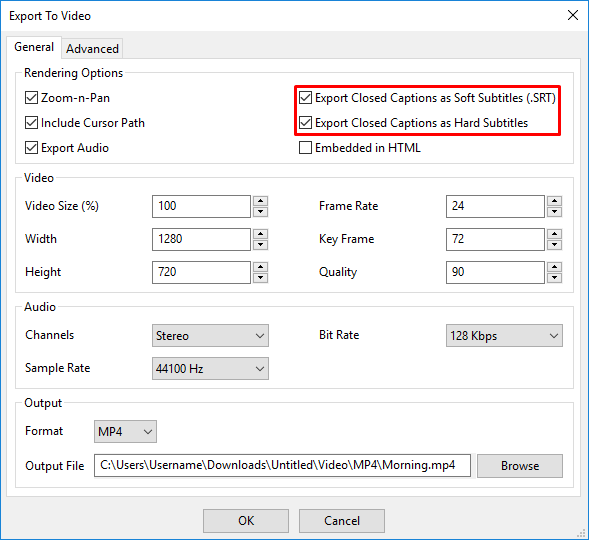 ActivePresenter-export-to-video