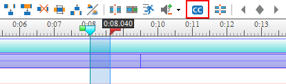 ActivePresenter_closed Captions_Timeline