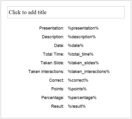 Report Slide