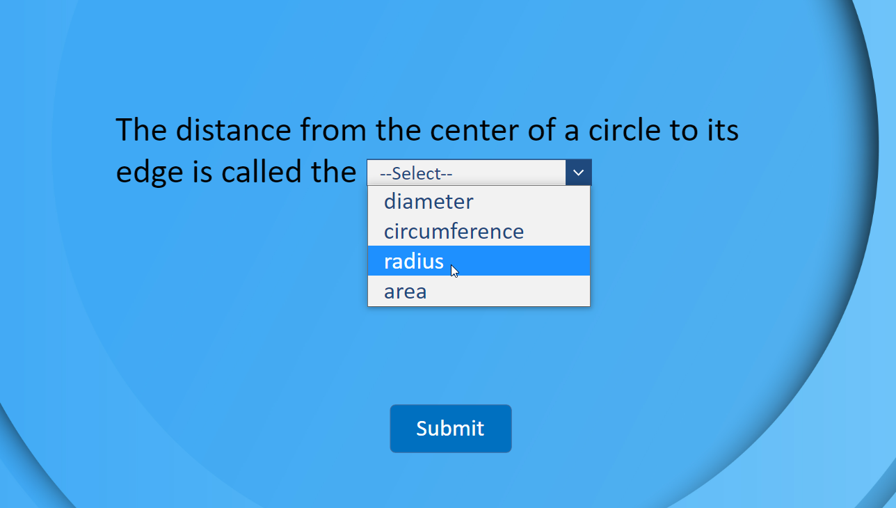 Dropdown question