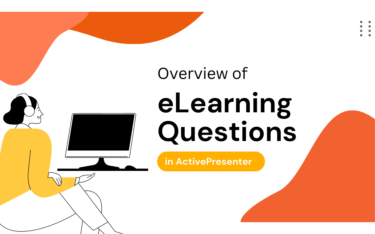 eLearning questions in ActivePresenter
