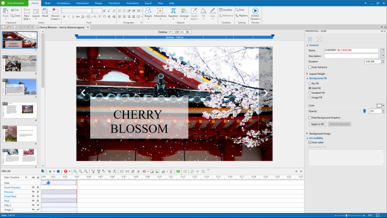 Overview Create eLearning course with ActivePresenter 7of ActivePresenter 7