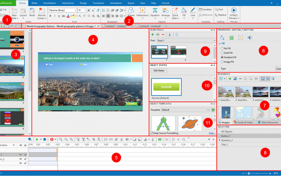 Introducing ActivePresenter 7 User Interface