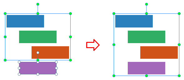 It's easy to group objects in ActivePresenter 7.