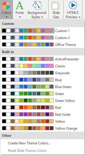 Theme color