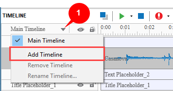 Multiple timelines