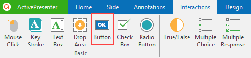 Insert buttons