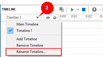 Rename Timeline