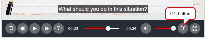 ActivePresenter makes it easy to add closed captions to your videos or courses.