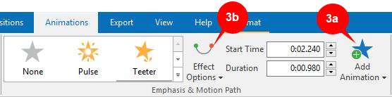 emphasis and motion path effects