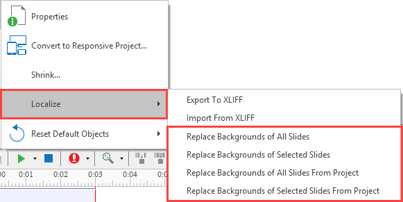 Replace slide backgrounds