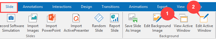 View active window