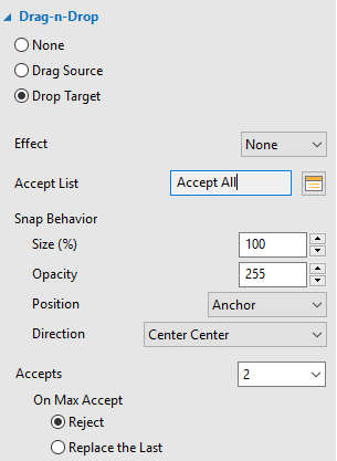 Working with Drag-n-Drop Questions