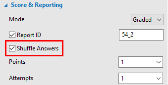Shuffle answers