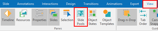 Slide pools