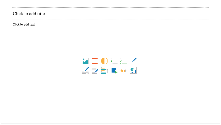 Title and Content Slide Layout in ActivePresenter 7
