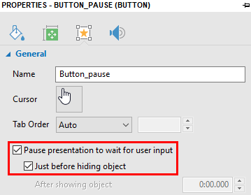 pause button