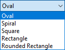 Five shape types of Preloader