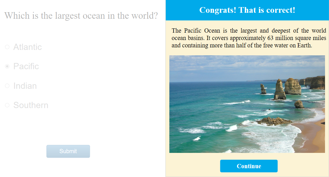 Click HTML5 Preview to see the result