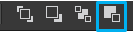 Click Send Backward button on the display order toolbar.