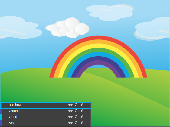 Example of z-order.