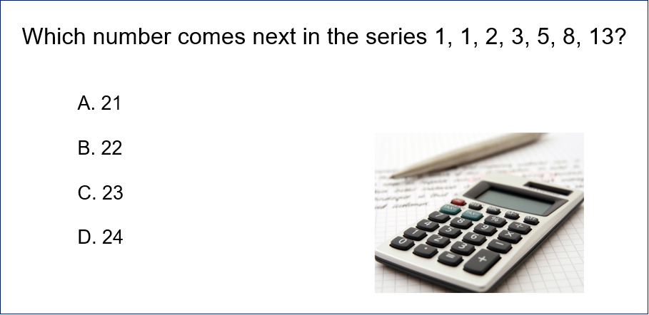 Multiple choice questions help checking comprehension as well as helping learners develop their higher-level thinking