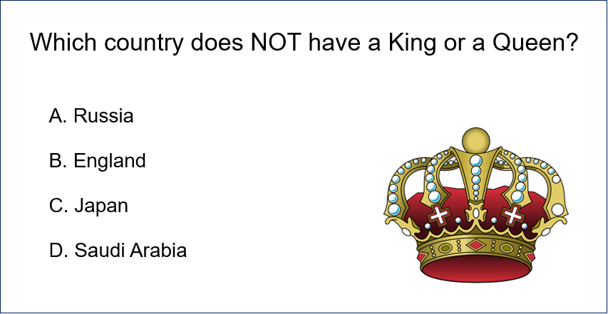 Learners often have difficulty understanding items with negative phrasing 
