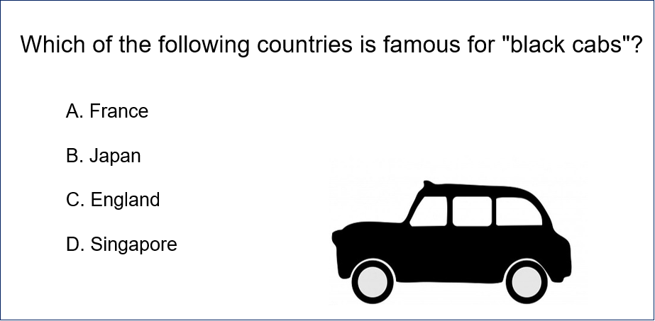 Multiple choice questions ending with a question mark is preferable than a sentence with blank.