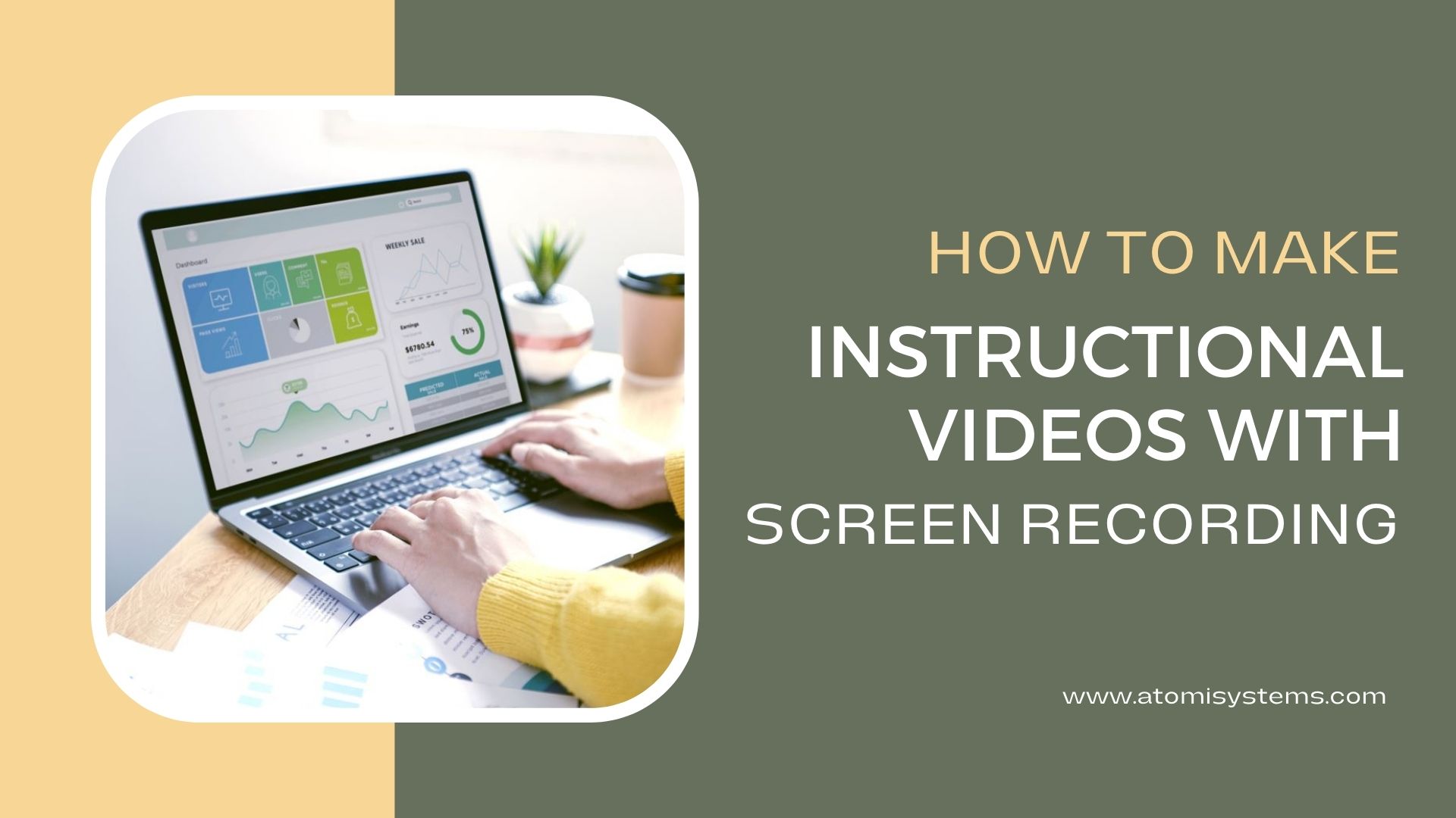 instructional videos with screen recording
