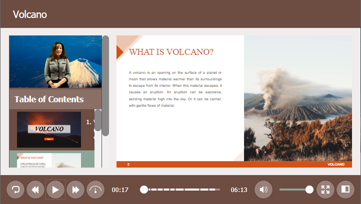 Video presentation