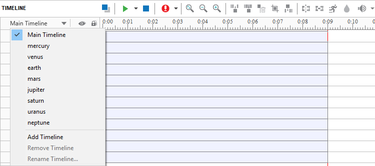 Add interactive timeline to create interactive images