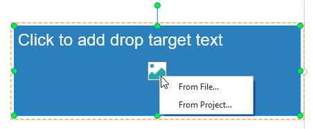 Add Image to Drag Source or Drop Target