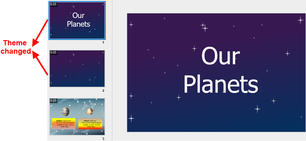 Apply and Manage Themes