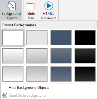 Preset Background Styles
