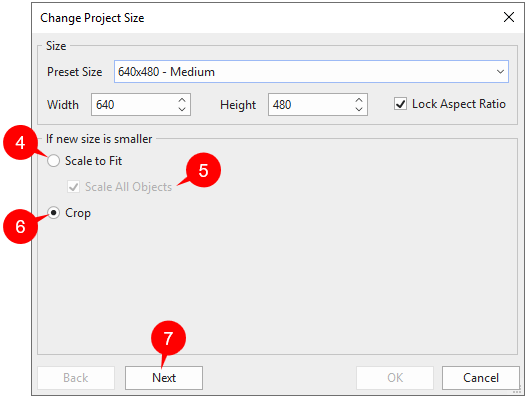 New Project Size is Smaller than Previous Project Size