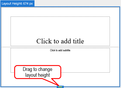 Chage layout height on Canvas