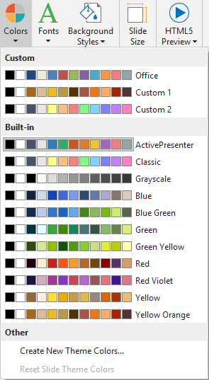 Theme Colors