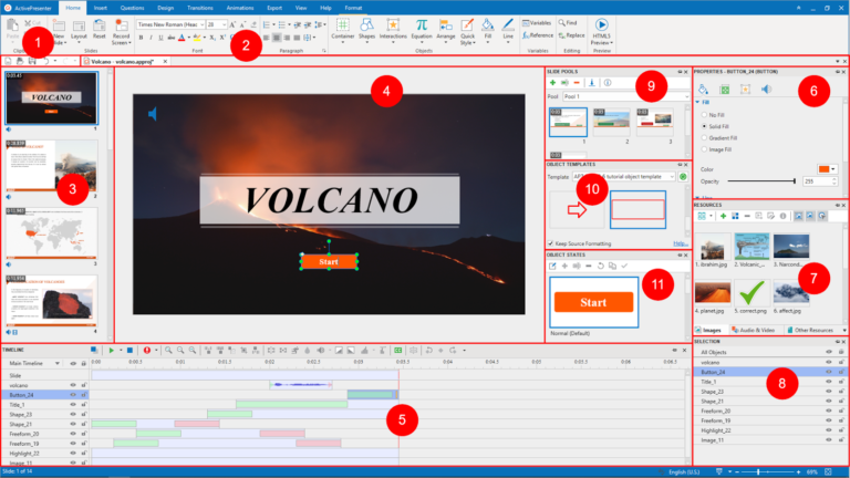 Introducing ActivePresenter 8 User Interface