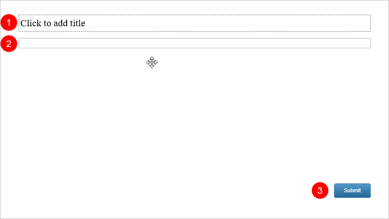 Fill in Text Entry Question Slide