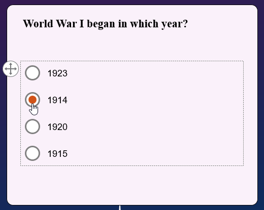 How to Set Correct Answer for Multiple Choice Question